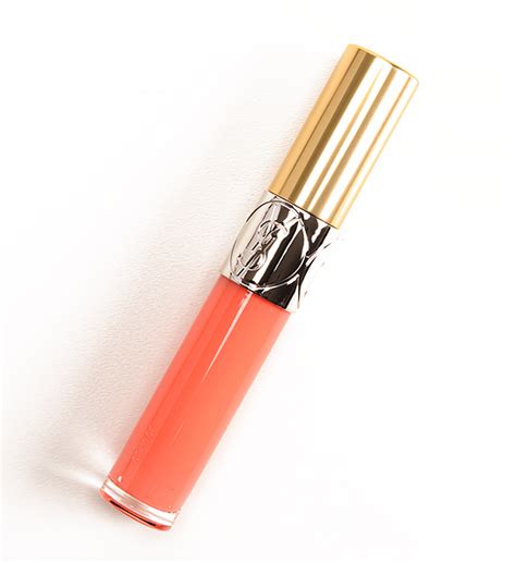 ysl gloss volupte 204 corail trapeze|YSL Corail Trapeze (No. 204) Gloss Volupte Swatches .